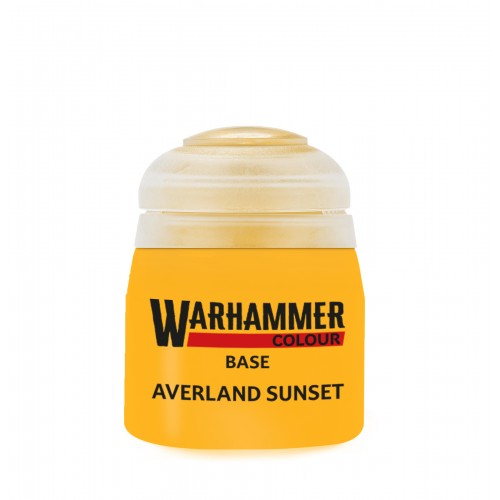 CITADEL PAINT-AVERLAND SUNSET 12ML, Bring vibrant yellow warmth and exceptional coverage to your miniatures